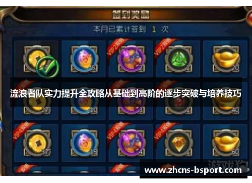 流浪者队实力提升全攻略从基础到高阶的逐步突破与培养技巧